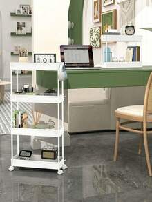 Rolling Cart With Wheels, Storage Craft Art Trolley Organizer Serving,Skinny Bathroom Storage Organizer Narrow Shelf Unit Thin Laundry, For Bedside,Office, Kitchen, Bthroom, Makeup, Craft, Laundry Narrow Places, Next To Fridge - Nhiều màu - Xem 5