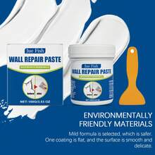 Keo sửa chữa tường - Che phủ vết bẩn, sửa chữa lớp sơn bị bong tróc, ngăn ngừa ẩm mốc, lấp đầy các vết nứt trên tường. - A - Xem 2