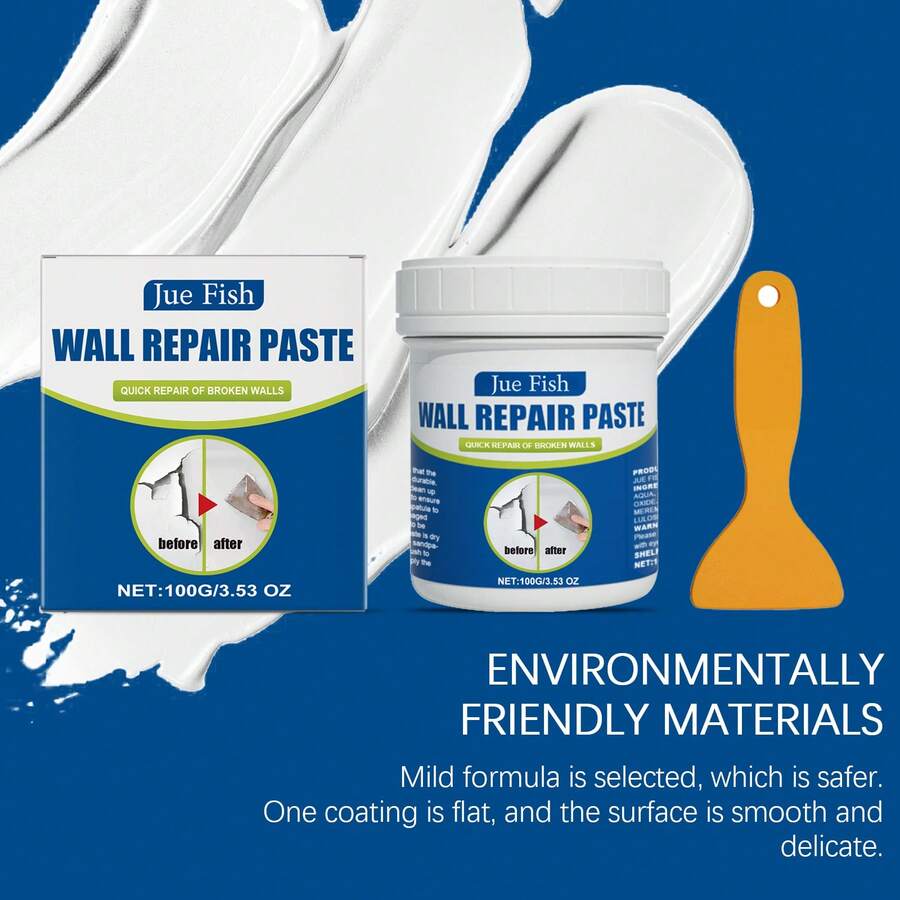 Keo sửa chữa tường - Che phủ vết bẩn, sửa chữa lớp sơn bị bong tróc, ngăn ngừa ẩm mốc, lấp đầy các vết nứt trên tường.