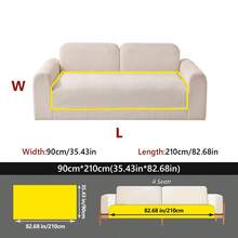 1 buah Sarung Sofa Warna Polos Lembut & Nyaman, Sarung Sofa Ramah Kulit, Selimut Sofa Dekorasi Rumah Baru, Cocok untuk Semua Musim, Anti Selip - MultiWarna - View 28