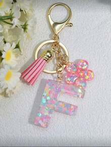 Colorful Flower Pendant Keychain, Suitable For Bag Decoration, Great Gift For Girlfriend - Baby Pink - View 8