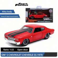 Jada Official Licensed Fast & Furious 1/32 Diecast Model Car, Openable Doors, Rubber Tires, Rotating Wheels, Adult Collectible & Gift - Multicolor - View 41