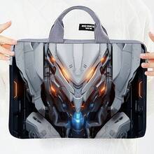 1个赛博朋克风格笔记本电脑包，印花笔记本电脑内胆包，时尚便携手提包 - 彩色 - 查看 62