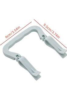 1pc/Trash Bag Fixing Clips, 1pc Reusable Garbage Bag Holders, Anti-Slip Trash Can Bag Clips For Kitchen Bathroom Trash Cans, Keep Garbage Bag In Place(Random Design.) - 1pc - View 6