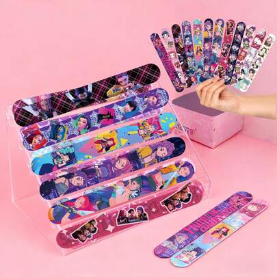 12条装韩流风格驱魔手链，动漫周边手链，生日派对小礼物，款式随机