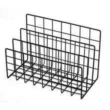 Desktop Mail Organizer, File Organizer, Metal Wire Mail Sorter, Letter Organizer, Magazine Rack, Suitable For Letters, Mail, Books, Postcards, Brochures, Mail Storage Rack (3 Slots) - Three-compartment Envelope Holder - View 7