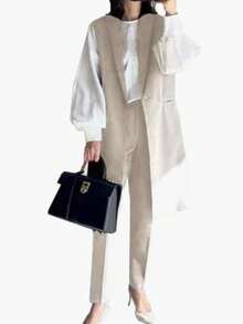 Women Two-Piece Outfits - Beis - Ver 4