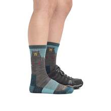 Darn Tough Women's Bear Town Micro Crew Lightweight With Cushion Sock (Style 1970) - - Bear Town Micro Crew Light 氣墊 - 查看 4