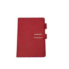 1 pieza Cuaderno/Diario A5 - Cuaderno de negocios con tapa dura, diario de piel sintética PU con cierre magnético y soporte para bolígrafo, adecuado para hombres y mujeres, cuaderno de espiral grueso para oficina, negocios, estudio, viajes, uso personal - A - Ver 12