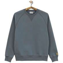 Carhartt Wip Sweatshirt I033660-3LPXX For Man In Color Blue - الأزرق - مشاهدة 3