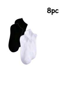 100只装、80只装、50只装男女通用舒适柔软吸湿排汗抗菌针织袜 - 母亲节礼物，男女皆宜，适合搭配过膝长袜和连裤袜。吸汗防臭，弹性柔软，时尚纯色。春夏秋冬皆宜。休闲穿着。 - 彩色 - 查看 11