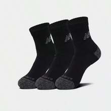 Calcetines cortos activos New Balance (paquete de 3) - Negro - Ver 1