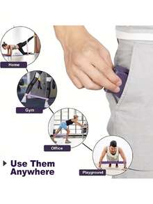 5 piezas Bandas de resistencia de yoga y fitness de TPE - Multicolor - Ver 7