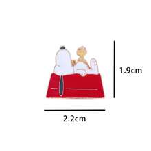 1 pieza Broche de dibujo animado, insignia de esmalte de estilo aleatorio adecuada para chaquetas, mochilas, regalo de coleccionista lindo (estilo aleatorio) - Multicolor - Ver 6