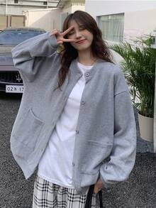 Women Cardigans - Grey - View 5