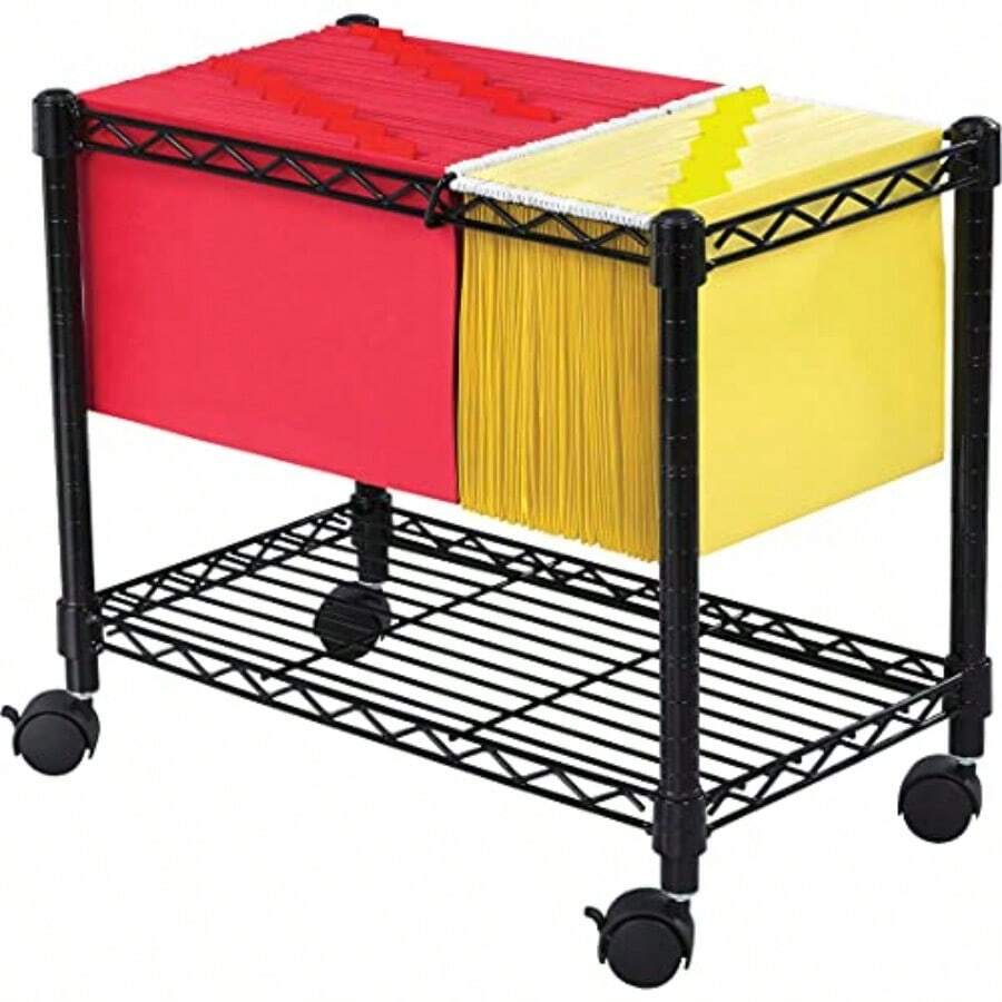 Safco 5201BL Wire Mobile File Black - NEGRO - Ver 1