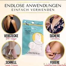 72 Pcs/Set Invisible Anti-Slip Headscarf Tape, Headscarf Fixing Tape, Suitable For Dresses - Solid Color - View 7