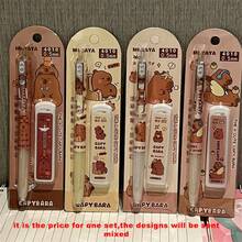 1 Set Capybara Automatic Pencil Set, High-Quality For Students - Sets - View 5