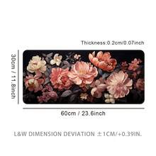 Spring-Inspired Extra Large Mouse Pad, Gaming Desk Mat, Big Keyboard Pad, Washable, Rubber Non-Slip Bottom, Stitched Edges, Gift Mouse Pad, Desk Protector, Study Pad, Multiple Sizes Available, Computer Keyboard Mat, Laptop Pad Office Desk Desk Office Supplies Office Decor - Blooming Flowers - View 17