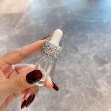Glass Dropper Bottle With Crystal Decor, Mini Essential Oil Dropper Bottle, Transparent Glass Bottle For DIY Cosmetics, Perfume, Liquid Samples, Essential Oil Dispenser, Dropper Bottle, Cosmetic Travel Container Set, Liquid Storage, Suitable For Cosmetics, Perfume, Essential Oils - View 8