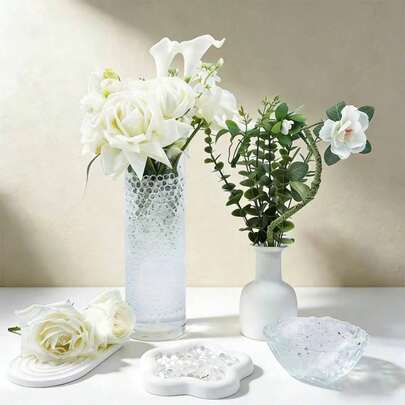 150,000pcs Transparent Decorative Water Beads, Water Gel Beads, Crystal Balls, Water Growing Balls, Soil-Free Planting Water Beads, Jelly Beads, Transparent Beads, Decorative Balls, Suitable For Indoor Decoration, Home Decor, Desktop Decor, Office Decor, Decorations, Vase Filler, Christmas Decoration