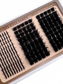300D/200D/160D/120D/100D/80D/60D 带尖刺的睫毛簇及下睫毛 190片/260片/240片/220片/290片 蓬松浓密 漫画自然尖刺簇状假睫毛 仙女簇状假睫毛 纤细漫画睫毛 D卷度 单根动漫貂毛假睫毛 嫁接 全包 DIY 在家 - D - 查看 7