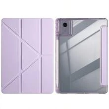 适用于小新Pad Pro 11 2025的保护套，超薄防弯折防压平板电脑保护套，适用于小新11 2025，11英寸透明亚克力后盖，Y型多折叠多角度设计，内置笔槽，方便收纳 - 變形 - 查看 21