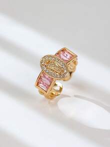 Elegant Minimalist Adjustable Pink & Purple Christian St. Jude Ring - St.Jude Ring - View 12