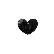 1pc Heart-Shaped Magnetic Hair Clip For Half-Up Or Thin Hair, 2-In-1 Non-Slip Hair Claw Clip For Left And Right Strands, Easy To Create Elegant Feminine Hairstyles, Hair Design Styling Decoration, Perfect Gift For Women, Available In Leopard Print And Solid Color - Heart-shaped Hair Clip - View 9