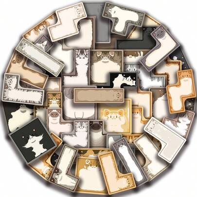 50 miếng dán hình mèo, hình vẽ nguệch ngoạc sáng tạo, đồ dùng văn phòng, dán điện thoại và máy tính, chất lượng cao, tinh tế, độc đáo, vui nhộn, cổ điển, thiết kế hoạt hình đầy màu sắc, trang trí quà tặng, dán trang trí ốp điện thoại, có thể tái sử dụng, thiết kế hoạt hình đầy màu sắc, thích hợp cho bình nước, ván trượt, điện thoại di động, v.v., hoàn hảo cho đồ dùng học tập và là lựa chọn hàng đầu cho quà tặng ngày lễ.