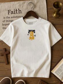 STREETGANG - JESUS THE TRUTH AND THE LIFE Gospel T-Shirt For Children, Teens, And Adolescents. Jesus God T-Shirt. Christian Evangelical Shirt. Church Clothing. Unisex. Boys And Girls - 100% Premium Cotton. Sizes 2 To 16. - trắng - Xem 4