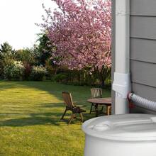 1pc Universal Rainwater Collection System With 50in Hose - Outdoor Garden Watering Tool - A - View 9