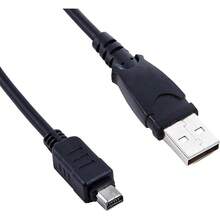 USB Data + Battery Power Charger Cable Cord Lead For Olympus Camera SZ-12 SZ12 - View 8