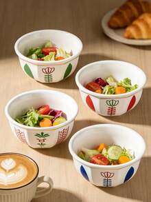一套中东风格甜点碗/杯（郁金香或椰子树图案），可用作托盘，在客厅茶几上盛放零食和水果。高品质托盘，适合家庭聚会、下午茶、卧室、客厅和酒店使用。 - 甜點碗 - 查看 6