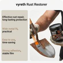 Rust Cleaning Paint, Dissolves And Cleans Rust On Metal Steel Surface, Multi-Purpose Rust Remover - A - View 7