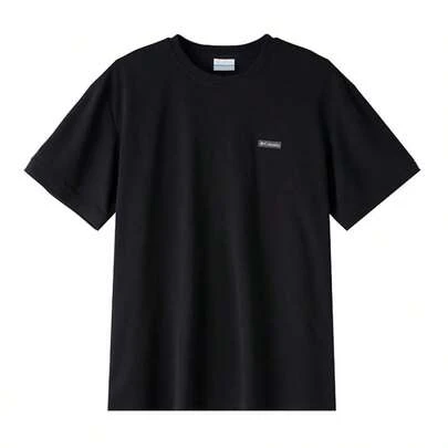 Columbia Áo thun dệt kim Chill Creek™, Áo thun ngắn tay nam thoải mái, phù hợp đi làm hàng ngày, hoạt động ngoài trời, thể thao, kiểu dáng thường ngày, AE8347010