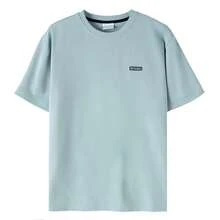 Columbia Áo thun dệt kim Chill Creek™, Áo thun ngắn tay nam phong cách thường ngày, thể thao ngoài trời, AE8347461 - màu xanh mòng két - Xem 1