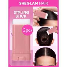 HAIR Locked In Glossy Shine Strong Styling Stick-30g,Hair Smooth Wax Stick,Flyaway Hair Control,Elegant Sticks,Long-Lasting Hold,Sleek Look In 1-Swipe,Non-Sticky & Non-Greasy,Flake-Free & Zero White Cast,Cranberry Scent Made For All Hair Types|Straigh,Wavy,Curly,Coily Birthday Gift Pink Vibe Makeup Party Beach Travel Camping School Campus Festivals Rose Present Girl Charm Best Women's Day Love Yourself Spring Hair Care - Pink - 查看 9
