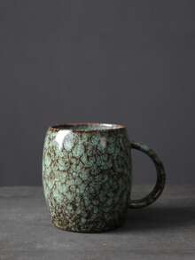 1 chiếc cốc sứ tráng men rạn kiểu cổ điển 400ml, cốc nước văn phòng đơn giản, cốc bia dung tích lớn, cốc pha cà phê nghệ thuật, cốc cà phê có quai treo, cốc tráng men rạn sáng tạo. - Nhiều màu - Xem 14