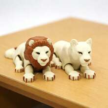 3D打印狮子玩具，关节可活动，适合3岁及以上儿童 - 獅子 - 查看 2