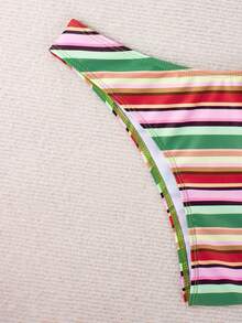 女士两件套休闲露背沙滩装，夏季 - 彩色 - 查看 5