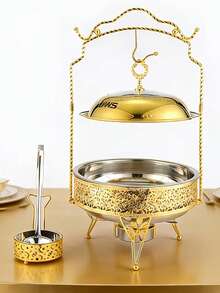 Stainless Steel Chafing Dishes Buffet Set - 6L Rectangular Buffet Stove For Home & Restaurant Use, Buffet Warmer Sets - Durable & Elegant Dining Solution - View 7