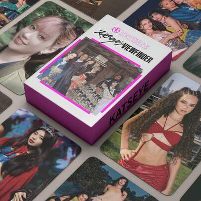 55pcs KATSEYE New Photo Cards Decorative Commemorative Celebrity KPOP Peripheral LOMO Cards
