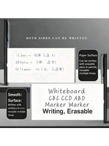 3/5pcs Self-Adhesive Note Pad With Pen - Tear-Off Paper Design Study/Office Tool - Creative Fun Adult Writing Gadget - Easter Basket Filler, Mother's Day Gift, Graduation Necessity, Spring Organizing Essential, Office Desk Organizer - Type a - View 9