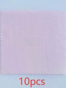 Jewelry Polishing Cloth, Silver Jewelry Polishing Cloth, Double-Sided Velvet Silver Jewelry Polishing Cloth - Pink - View 4