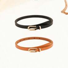 4pcs Minimalist Women & Teenage Students Fashion Belt Set - Multicolor - View 13