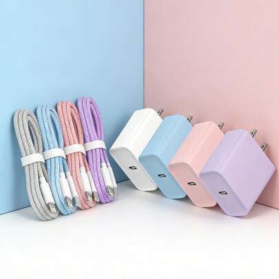 一套快速充电套装，包含一个 20W PD USB-C 墙式充电器适配器和一个 3.3 英尺 USB-C 转 Lightning 数据线，兼容 14 Pro Max/14 Pro/14/13 Pro Max/13 Pro/13/12/11/XS/X/XS Max 系列，适合旅行、办公室、宿舍和家庭充电。