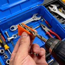 3件套钻孔导轨套装，垂直定位工具，V型槽设计，相比圆形导轨，具有更好的耐磨性和耐用性。 - 多色 - 查看 3