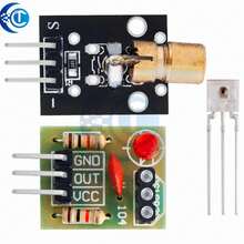ódulo transmisor láser KY-008 de 650 nm conódulo de sensor láser Kit deódulo receptor láser de tubo no modulador 8Q6U - este-008 - Ver 5