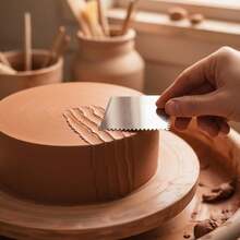 4Pcs Stainless Steel Clay Sculpting Tool Set For Pottery & Ceramics - Ribs, Scrapers, Needle, Wire Tools For Art Crafts - C - View 6